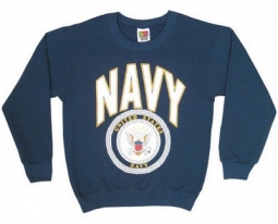 United States Navy Emblem Sweatshirt For Kids