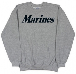 Children's Marines Logo Sweatshirt Grey/Black
