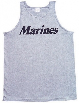 Marines Tank Tops Grey Top