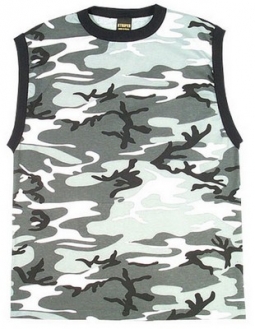 sleeveless military shirt