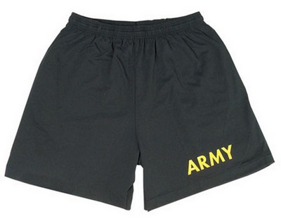 Army Running Shorts Black/Gold Army Short: Army Navy Shop