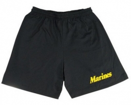 Marines Running Shorts Black/Gold Marines Short