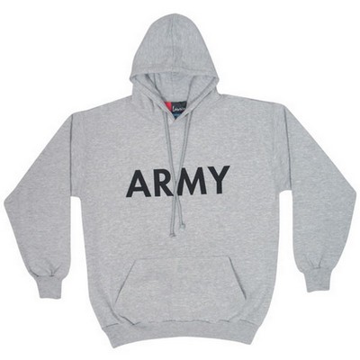 Kid's Army Hoodies Grey/Black Hooded Sweatshirt: Army Navy Shop