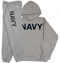 Navy Hoodie And Navy Sweatpants Set