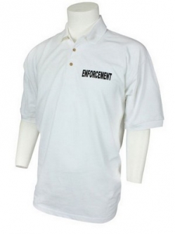 Law Enforcement Staff Polo Shirt White