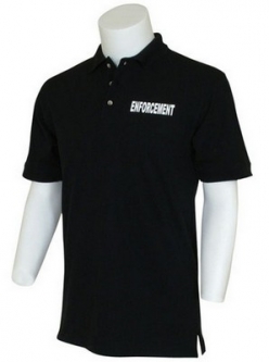 Law Enforcement Staff Polo Shirt Black