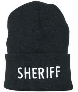 Law Watch Cap Sheriff Logo Knit Cap