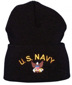 Military Watch Cap U.S. Navy Graphic Knit Cap