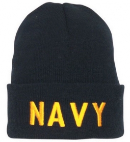 Navy Watch Caps Acrylic Knit Military Cap