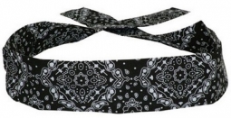 Cooldannas Black Paisley Cooldanna Wrap