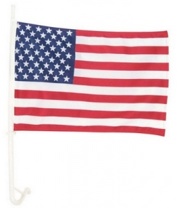 Deluxe Car Window American Flag
