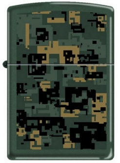 Digital Camouflage Zippo&Reg; Lighter Geuine Zippo&Reg; Lighter
