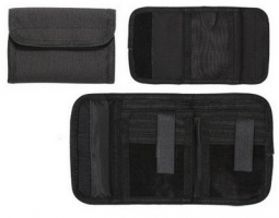 Deluxe Wallets Tri-Fold Wallet Black