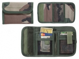 Deluxe Camo Wallets Tri-Fold Wallet Woodland Camo