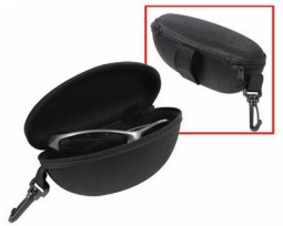 Protective Sunglasses Case Black W/Zipper