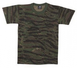 Camouflage T-Shirts - Tiger Stripe Camo Shirt 2XL