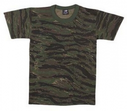 Camouflage T-Shirts - Tiger Stripe Camo Shirt 3XL