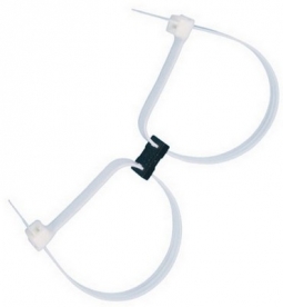 Officer's Disposable Restraints Double Loop 10 Pack