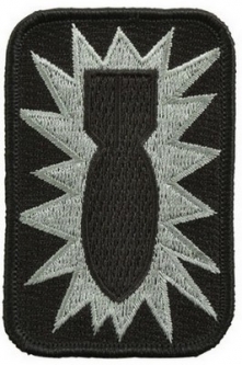 Mlitary Bomb Patch 52Nd Ordance Group