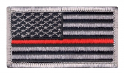 Thin Red Line USA Flag Patch