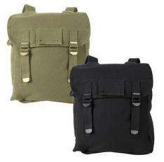 Military Mussette Bag Olive Drab Canvas