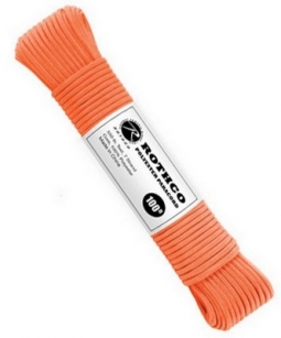 Safety Orange Paracord 100 Feet 550 Lb Test Cord