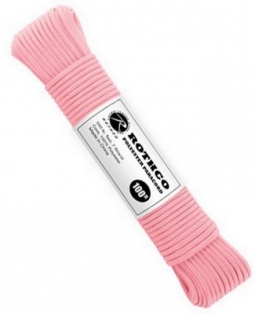 Pink Paracord Rose Pink 550 Lb Test Cord 100 Ft