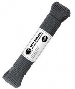 Grey Paracord 550 Lb Cord 100 Ft Charcoal Grey