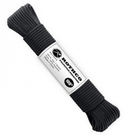 Polyester Paracord 100 Ft Black