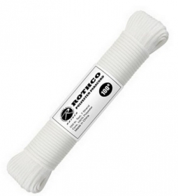 Polyester Paracord 100 Ft White