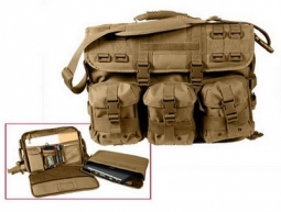 Molle Tactical Computer Briefcase Coyote Brown