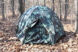 Woodland Camo 3 Man Dome Tent