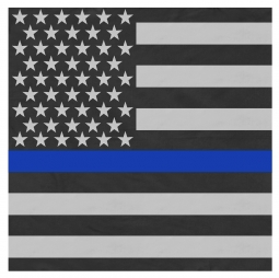 Thin Blue Line USA Flag Bandana - 27" x 27"