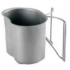 Military Style Canteen Cup Stainless Steel
