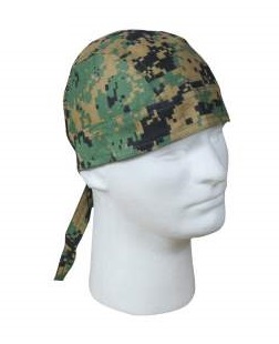 Camo Headwraps Woodland Digital Camo