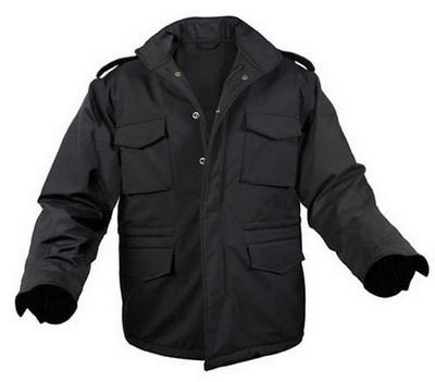 Military Style Soft Shell Tactical M-65 Jacket Black: Army Navy Shop
