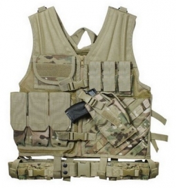 Multicam Tactical Cross Draw Vest