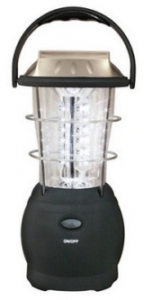 Camper's Led Lantern 36 Bulb Solar/Handcrank Lantern