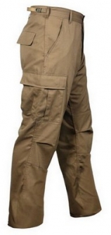 Military Style BDU Pant Coyote Brown