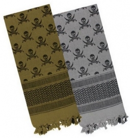 Skulls Print Tactical Desert Shemagh Scarf