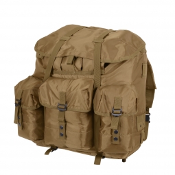 Military GI Type Alice Packs Large Pack With Frame - Coyote Brown