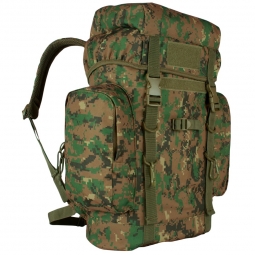 Digtial Woodland Camo Rio Grande Packs 25 45 or 75 Ltr