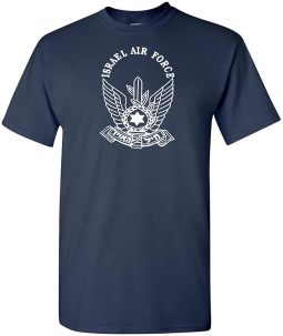 Israeli Air Force Logo T-Shirt Navy Blue Tee