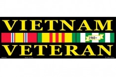 Vietnam Veteran Bumper Sticker