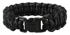 Reflective Paracord Bracelet Black