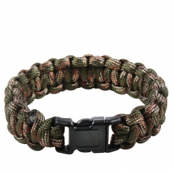 Camouflage Paracord Bracelet Green Camo