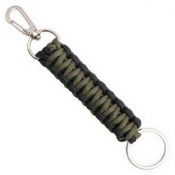 Paracord Key Chain Black/Olive Drab