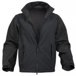 Military Uniform Jacket Soft Shell Black 2XL