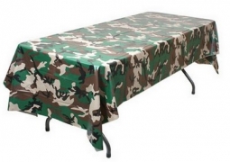 Camouflage Tablecloth Woodland Camo