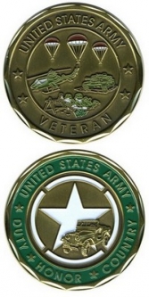 Challenge Coin-U.S.Army Veteran